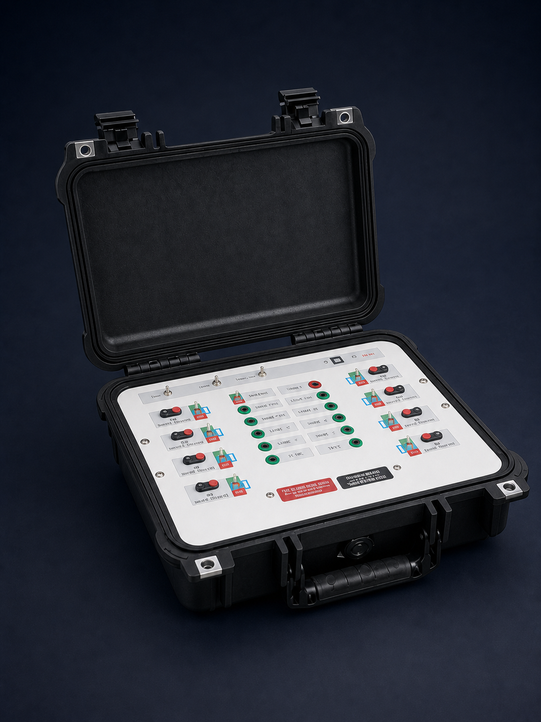 Concept visualization of the field-ready diagnostic, simulation, and emulation system